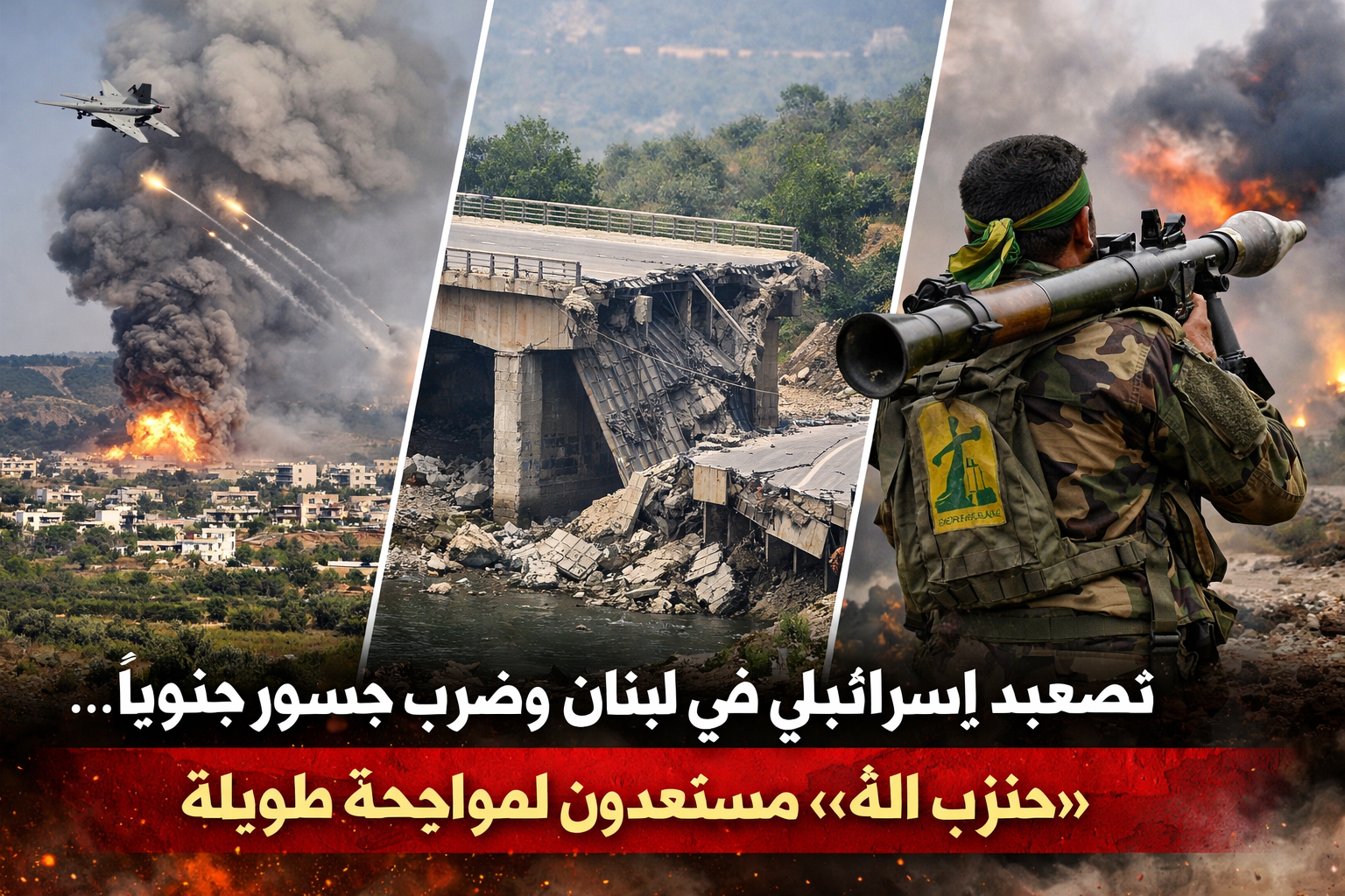 تصعيد إسرائيلي في لبنان واستهداف جسور جنوباً… و