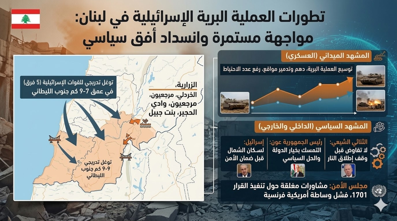 إسرائيل تُطلق العملية البرية وتكثّف حشدها… 