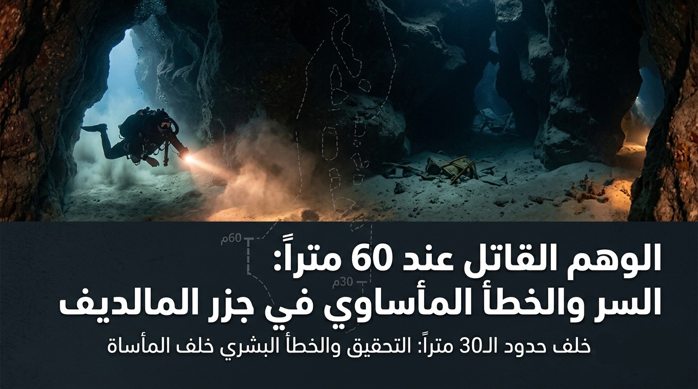 الحساب القاتل: كيف أنهت نافذة هواء مدتها ۱۰ دقائق حياة غواصي جزر المالديف؟