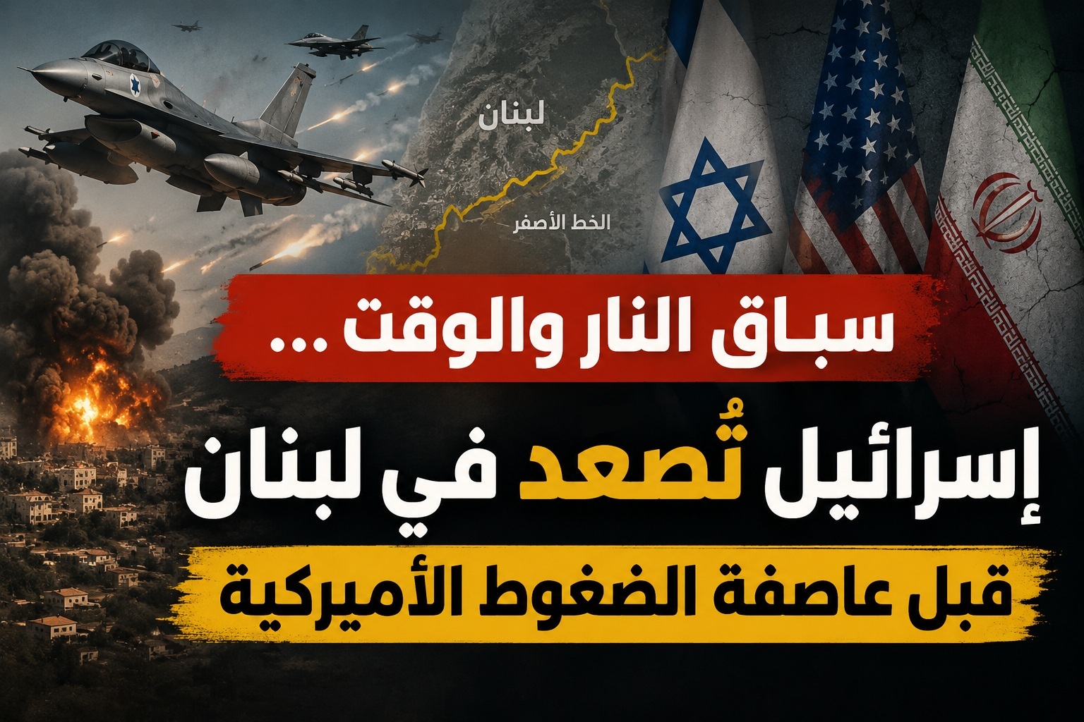 سباق النار والوقت… إسرائيل تُصعّد في لبنان قبل عاصفة الضغوط الأميركية