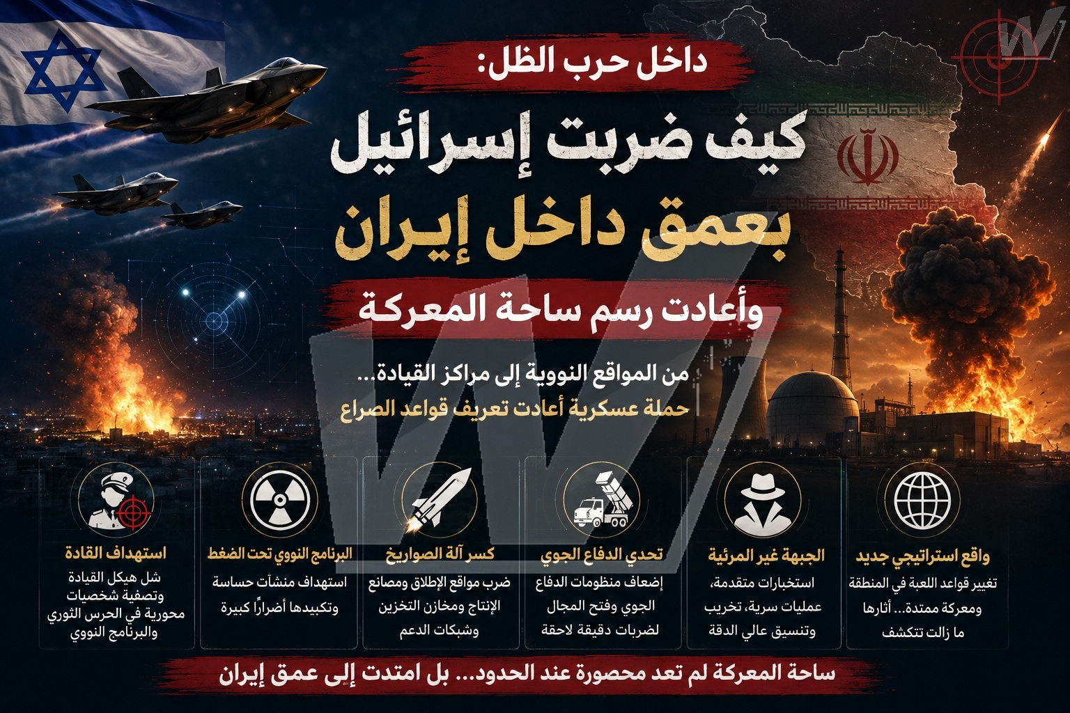 داخل حرب الظل: كيف ضربت إسرائيل بعمق داخل إيران وأعادت رسم ساحة المعركة